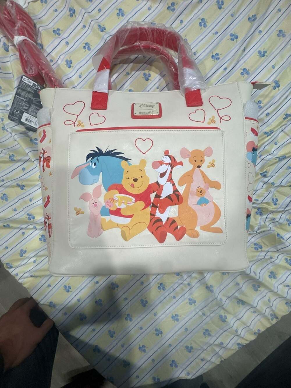 Disney Loungefly Winnie the Pooh and Friends Tote Bag
